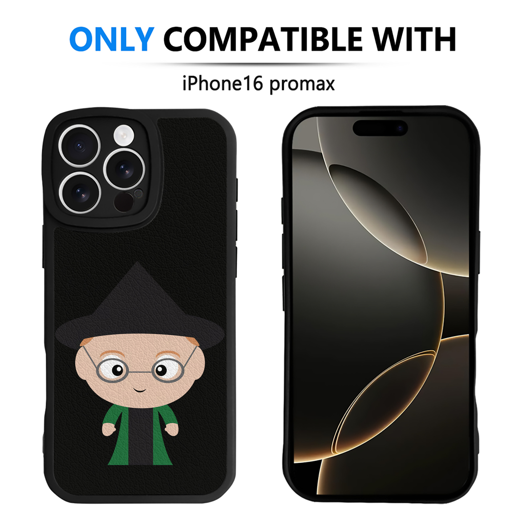 （画像用） Harry Potter ハリー・ポッターシリーズ 【iPhone 16シリーズ対応】シリコンスマホケース（レザー調） 材質：シリコン